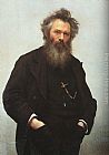 Ivan Nikolaevich Kramskoy Famous Paintings - Portrait of Ivan I. Shishkin